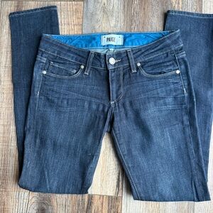PAIGE Women's Deep Indigo Skinny Jeans
